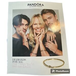 Pandora Print Ad Campaign Spring 2024 8x10 Ready to Frame Original Magazine